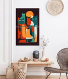 Painting by Numbers Abstract Art Cat Family 2-Piece Shipping from DE