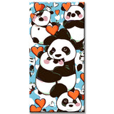 Paint by Numbers for Kids Panda Love