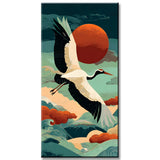 Painting by Numbers Crane in Chinese Style