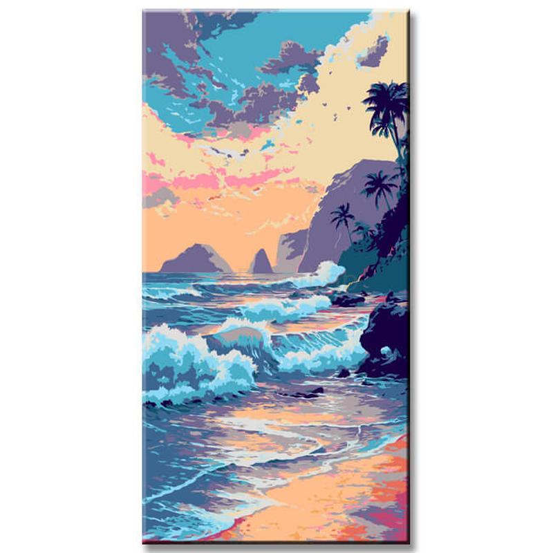 Painting by Numbers Azure Sea Underwater World