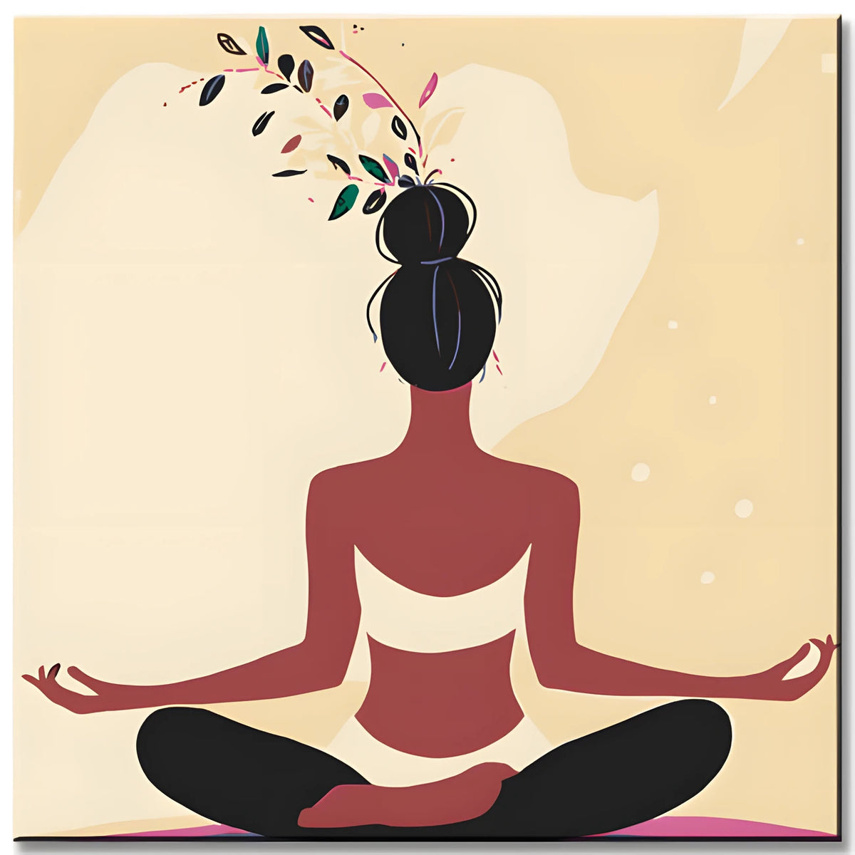 Painting by Numbers Art Sitting Meditation