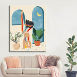 Painting by numbers headstand yoga art shipping from DE