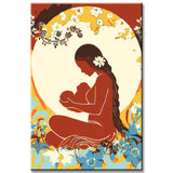 Painting by Numbers A Mother GIVIng Birth
