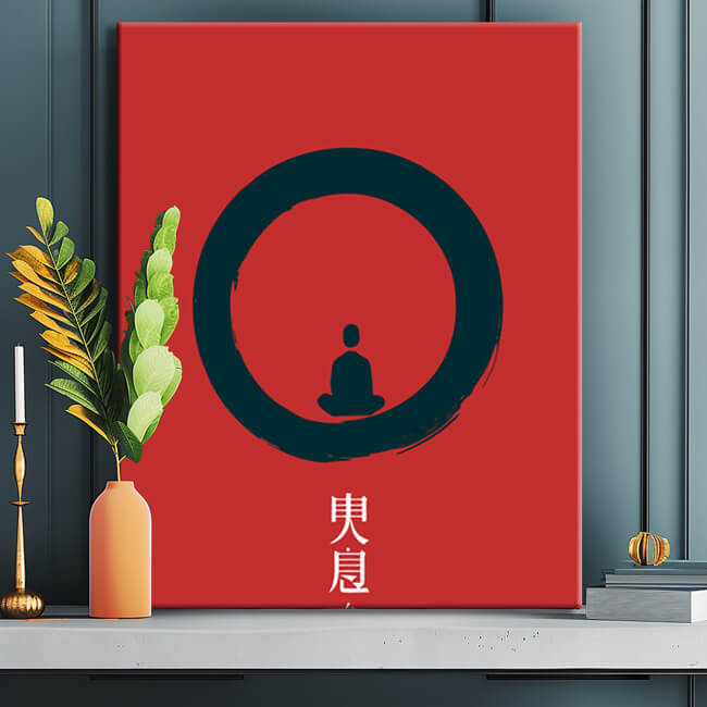 Painting by numbers Enso in Japan