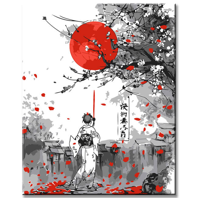 Painting by Numbers Japanese Poet II