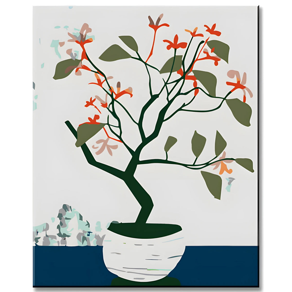 Painting by Numbers Zen Branch Tree