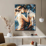 Painting by Numbers Couple in Love Abstract