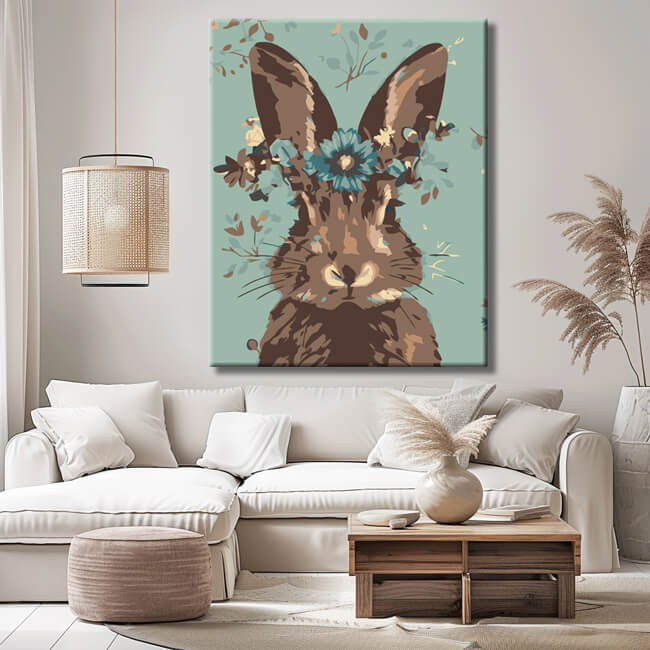 Painting by numbers Bohemian rabbit