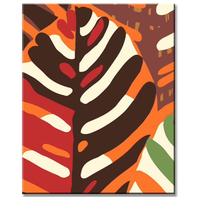 Paint by Numbers Monstera Deliciosa