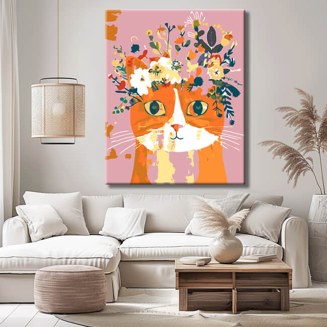 Painting by Numbers Mystical Cat