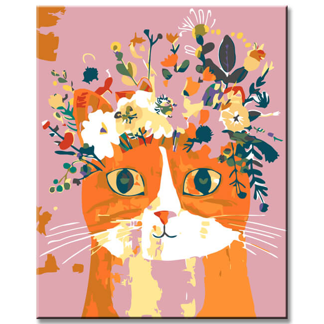 Painting by Numbers Mystical Cat