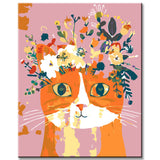 Painting by Numbers Mystical Cat