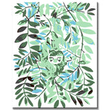 Paint by Numbers Mint Colored Sloth