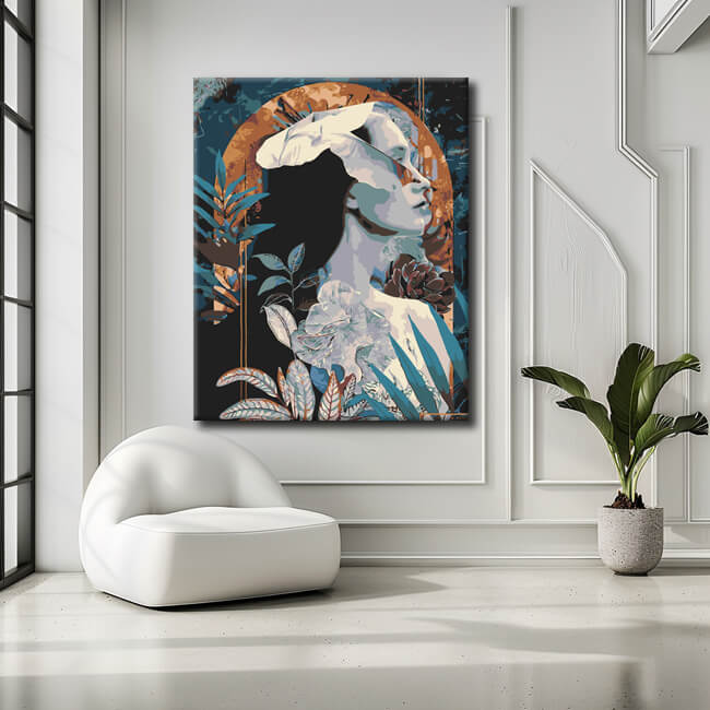 Painting by Numbers Midnight Abstract