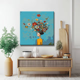 Painting by numbers bouquet of flowers in your head