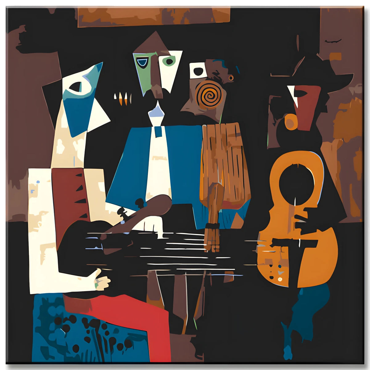 Paint by Numbers Art 3 Musicians