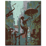 Painting by Numbers Life is A Dance in The Rain