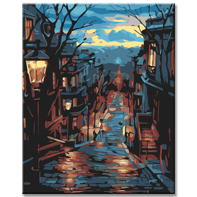 Painting by Numbers Montmartre Spring