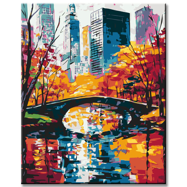 Paint by Numbers Art Central Park