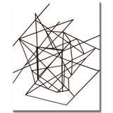 Paint by numbers wire strokes