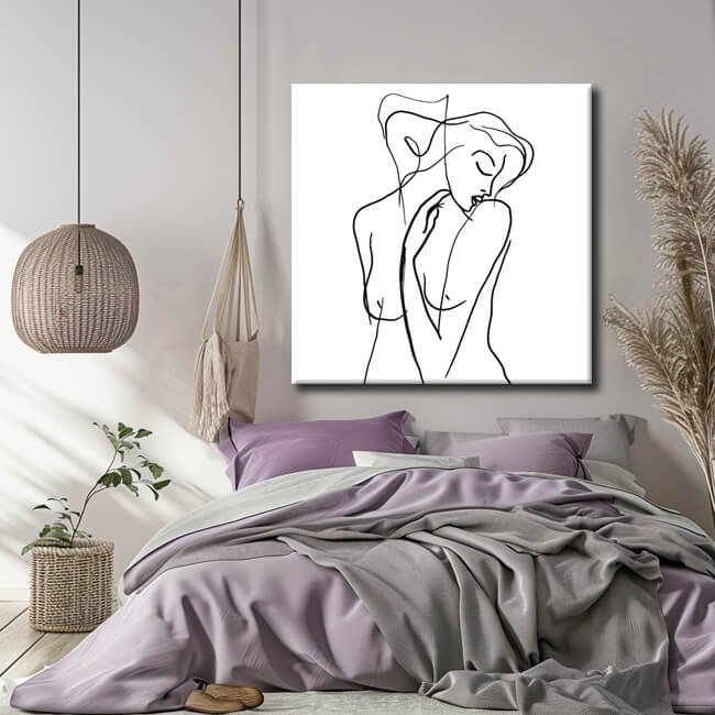 Painting by Numbers Minimalism Line Art Woman II