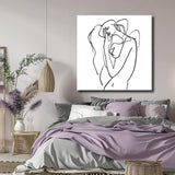 Painting by Numbers Minimalism Line Art Woman III