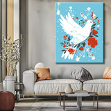 Painting by numbers dove of peace