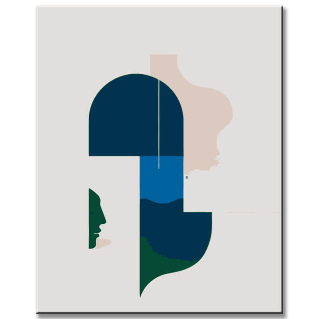 Painting by Numbers Minimalism Form Art II