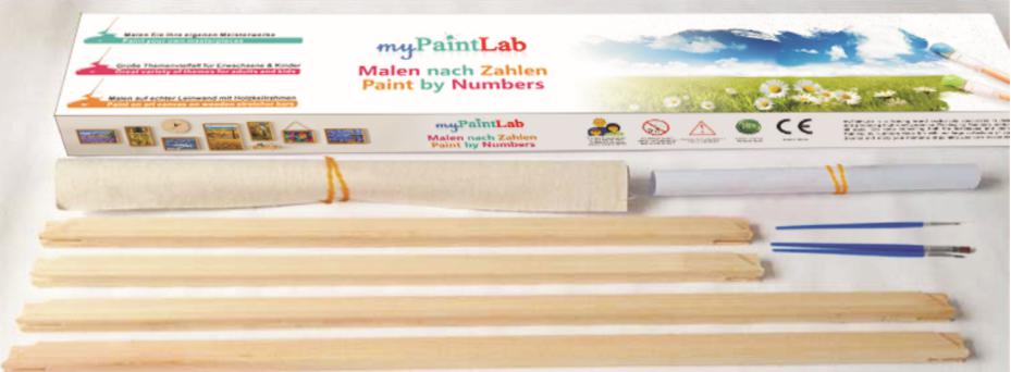 Paint by Numbers Wood Panel Set