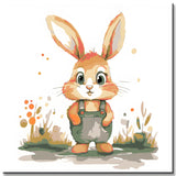 Cute Bunny Painting by Numbers