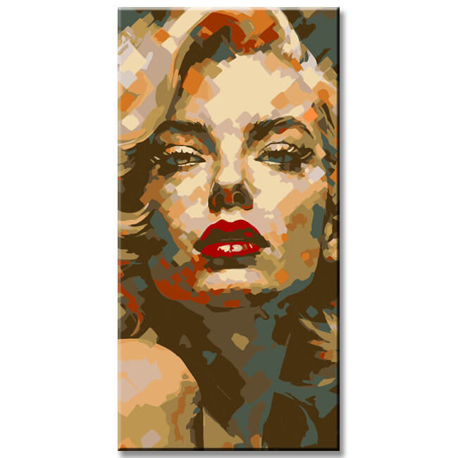 Seductive Marilyn Monroe - Painting by Numbers