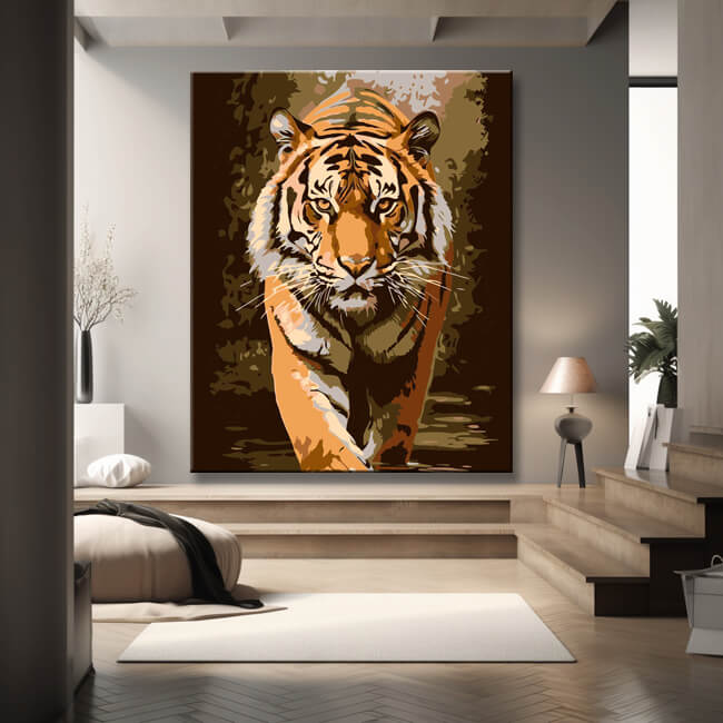 Tiger - Painting by Numbers