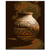 Painting by numbers pot jug orient