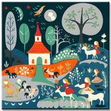 Children's Picture Folk Art Painting by Numbers