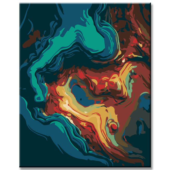 Paint by Numbers Color Game Painting