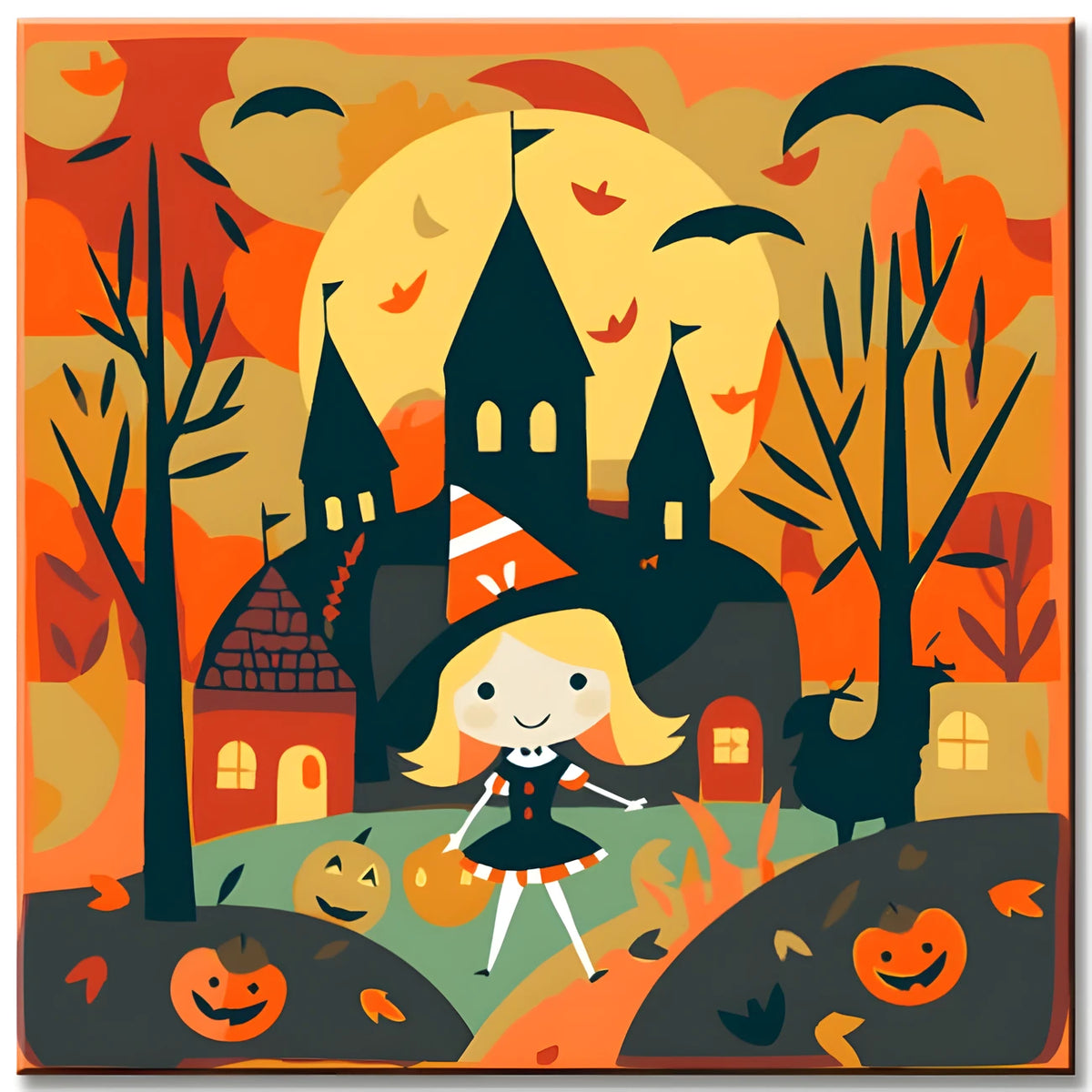 Paint by Numbers for Children Fairy Tale Painting