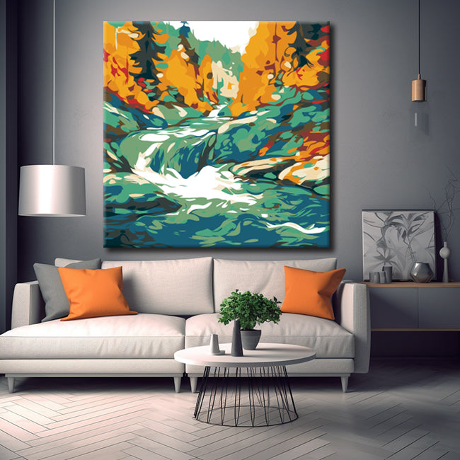 Painting by Numbers Wild River