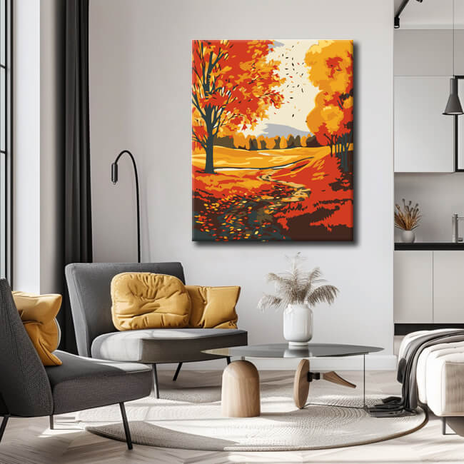 Painting by Numbers Summer Fresh Landscape