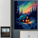 Painting by Numbers: Cozy Cabin