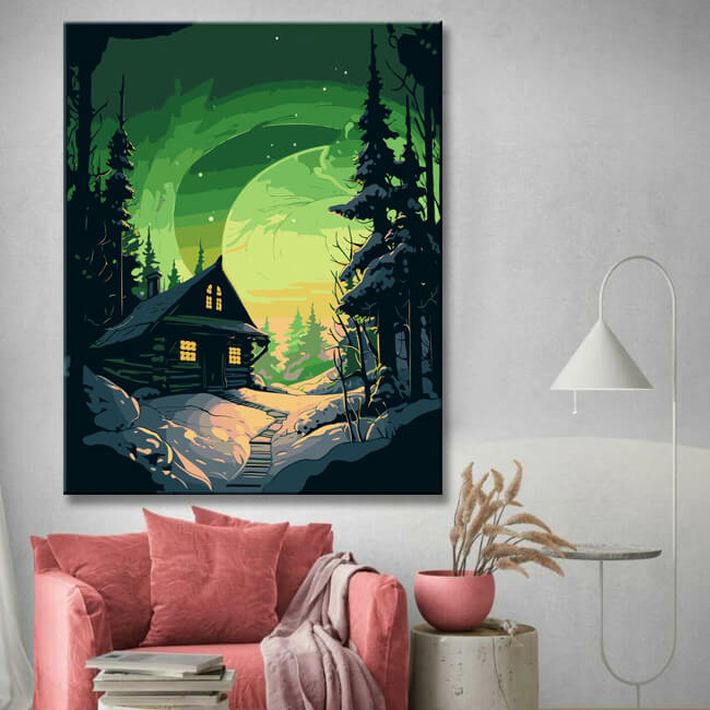 Painting by Numbers: Polar Night Magic