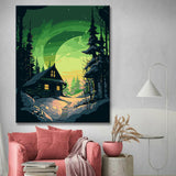 Painting by Numbers: Polar Night Magic