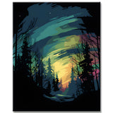 Painting by Numbers Magical ice Kingdom