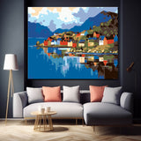 Norway Landscape - Painting by Numbers