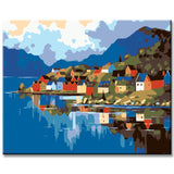 Norway Landscape - Painting by Numbers