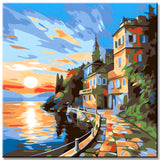 Garda Lake Shore - Paint by Numbers
