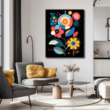 Painting by Numbers Colorful Flowers