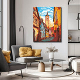 Painting by numbers German Old Town