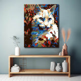 Painting by Numbers White Cat