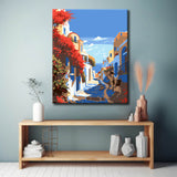 Paint by Numbers White Old Town Painting