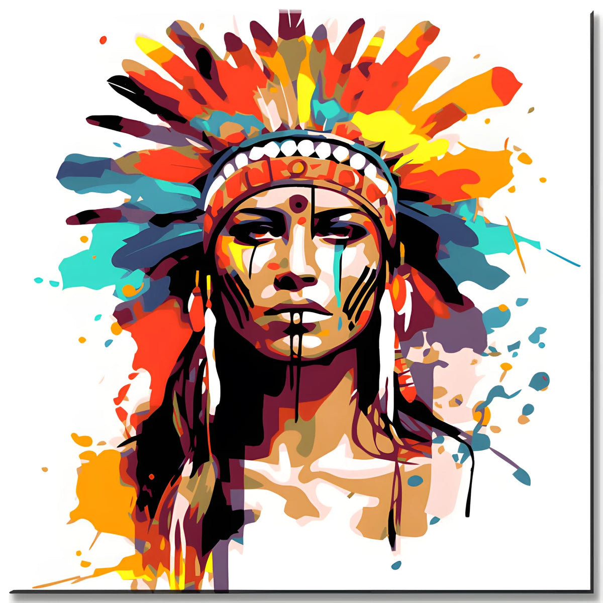 Paint by Numbers Indian Painting